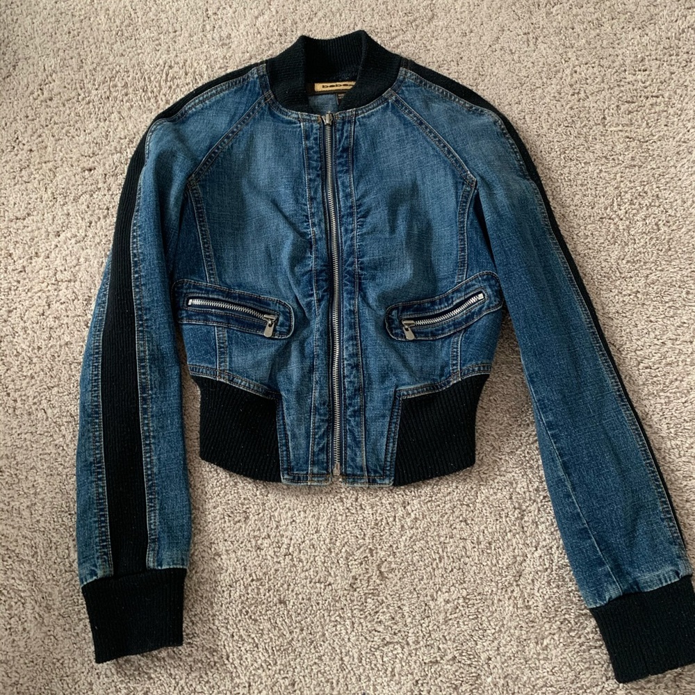 Zip up jean jacket BEBE